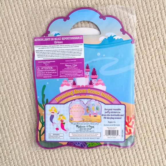 COPY - New Dress-Up (1)and Mermaid (1)Puffy Sticker Play Set  + Reusable sticke… - Picture 7 of 15